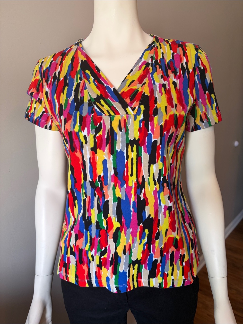 Rafaella Multicolor Cotton Top